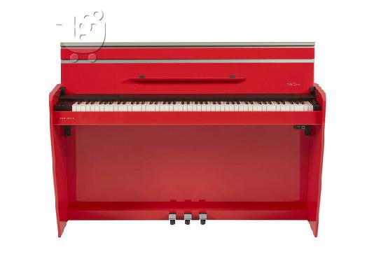 PoulaTo: Dexibell VIVO H10 Digital Upright Piano with Bench (Polished Red)